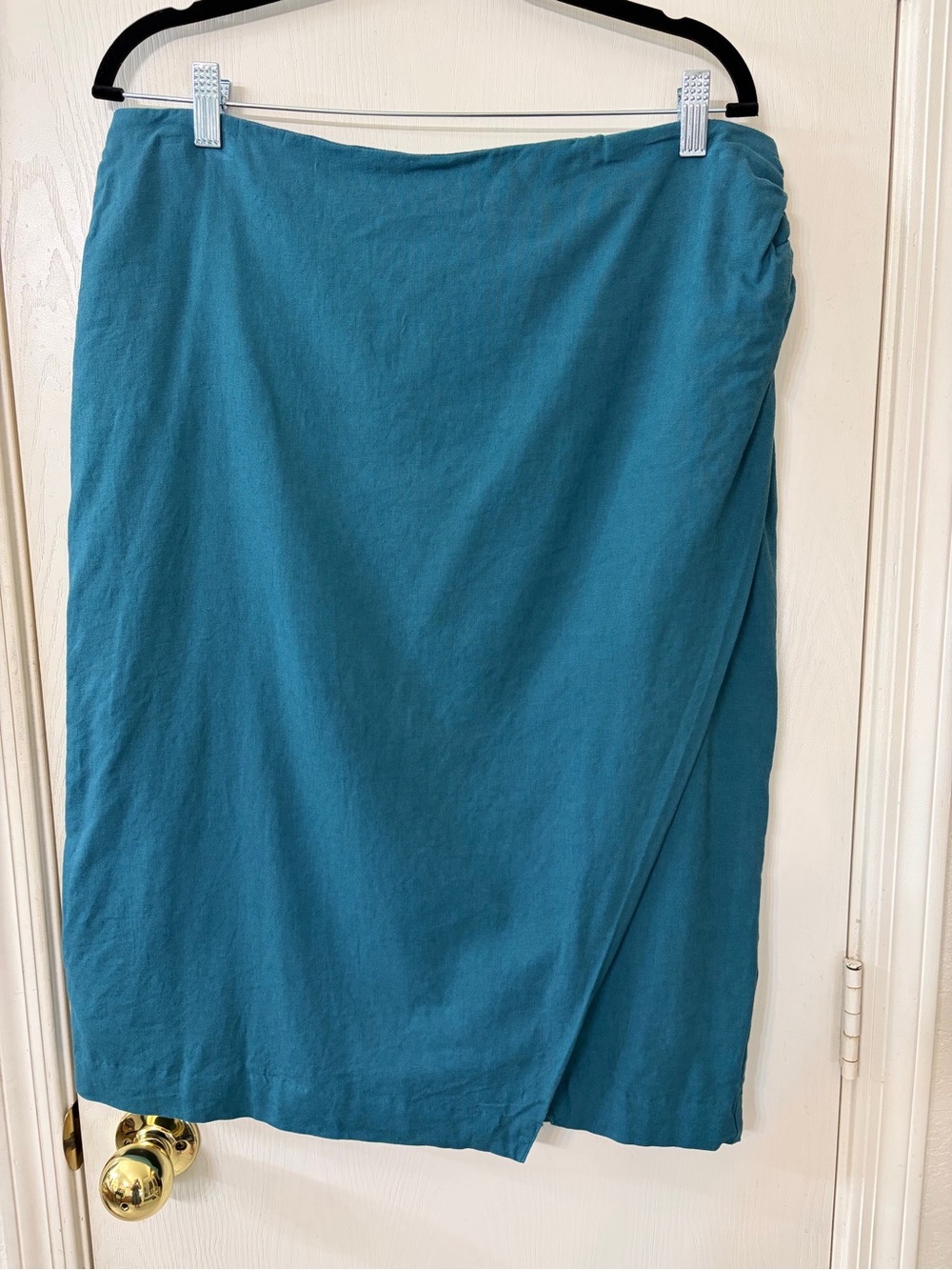Ann Taylor Teal Pencil Skirt